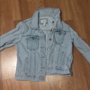 Light wash jean jacket
